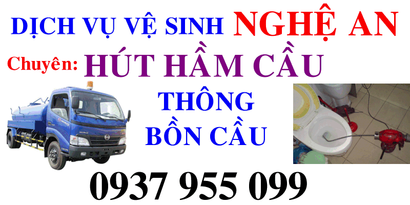 Hút hầm cầu Phường Trường Thi, TP Vinh